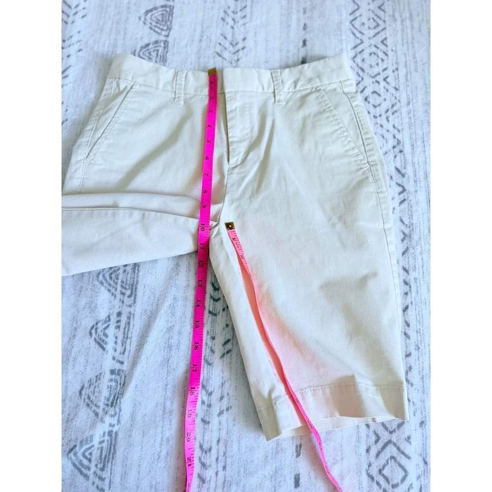 Gap Stone Beige‎ 10 Inch Bermuda Shorts Women's Size 00 Stretch Cotton